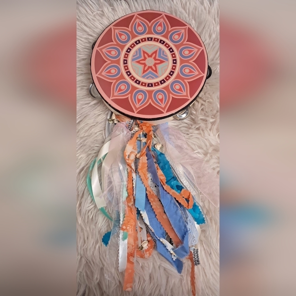 8" Festival Tambourine - Picture 2 of 4
